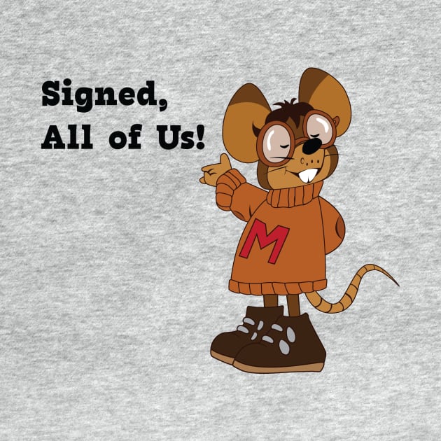 Albert Mouse Letter to Santa...Signed, All of Us by Underdog Designs